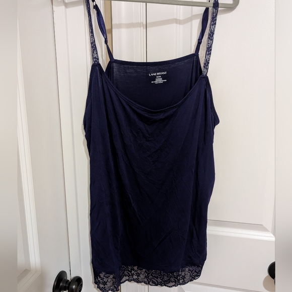Lane Bryant Deep Purple Lace Cami - Picture 1 of 4